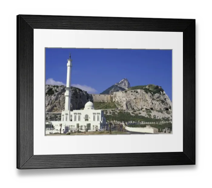 Framed Print : Gibralter. Mosque