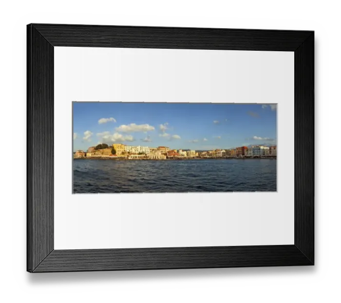 Framed Print : Panoramic view of Chania, Crete, Greece Framed Print : Panoramic view of Chania, Crete, Greece
