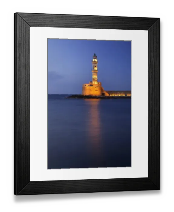 Framed Print : Chania Lighthouse, Crete, Chania, Greece Framed Print : Chania Lighthouse, Crete, Chania, Greece