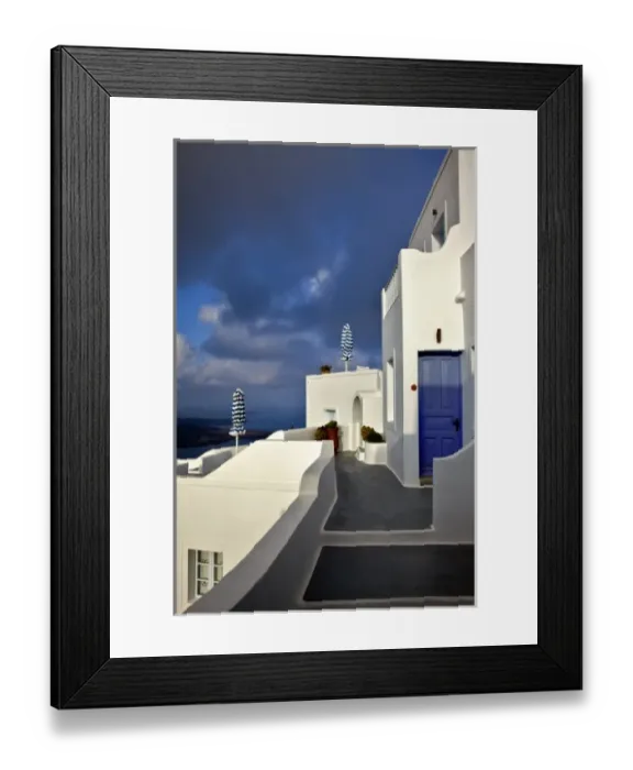 Framed Print : Imerovigli, Santorini, Greece
