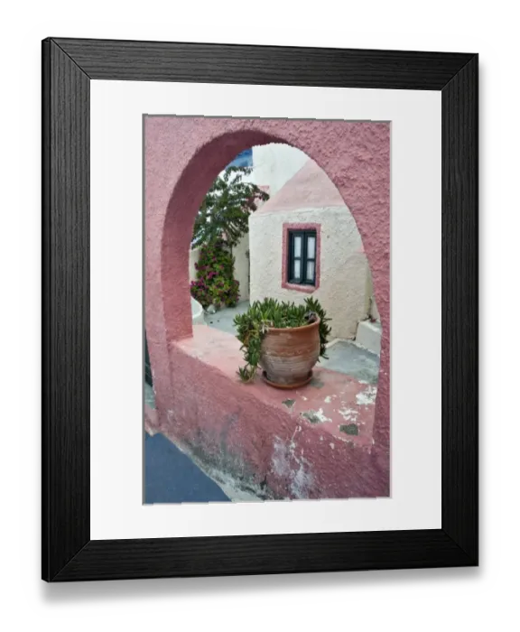 Framed Print : Arch, Imerovigli, Santorini, Greece Framed Print : Arch, Imerovigli, Santorini, Greece