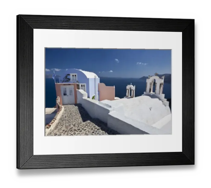 Framed Print : Oia, Santorini, Greece Framed Print : Oia, Santorini, Greece