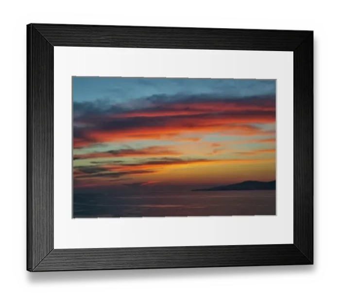 Framed Print : Sunset, Mykonos, Greece Framed Print : Sunset, Mykonos, Greece