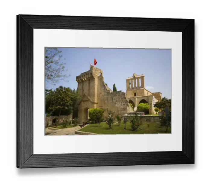 Framed Print : Cyprus, Bellapais, Gothic Abbey Framed Print : Cyprus, Bellapais, Gothic Abbey