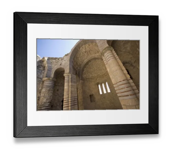 Framed Print : Cyprus, Saint Hilarion castle, old church Framed Print : Cyprus, Saint Hilarion castle, old church