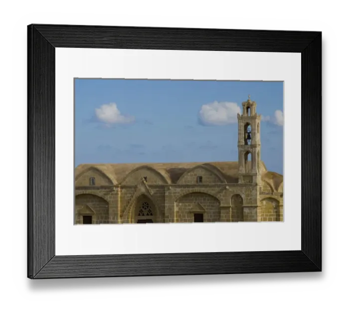 Framed Print : Cyprus, Karpas peninsula, Ayios Thyrsos church