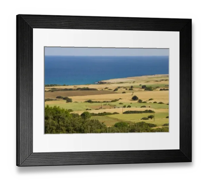 Framed Print : Cyprus, Karpas peninsula, view near Cape Yassu (Yenierenkoy)