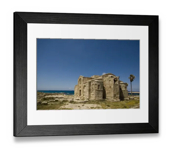 Framed Print : Cyprus, Karpas peninsula, Dipkarpaz, Ayios Philon church