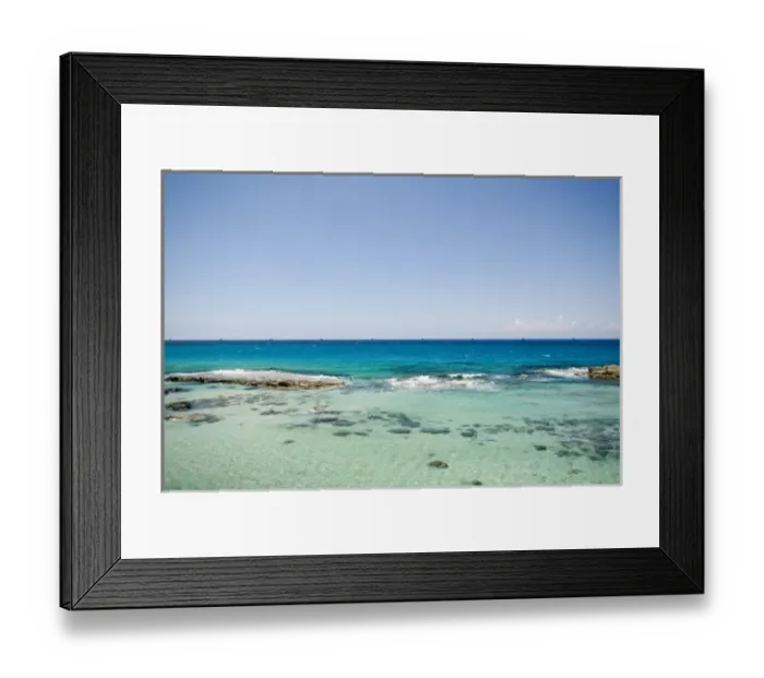 Framed Print : Cyprus, Karpas peninsula, Dipkarpaz, coast and beach near Ayios Philon