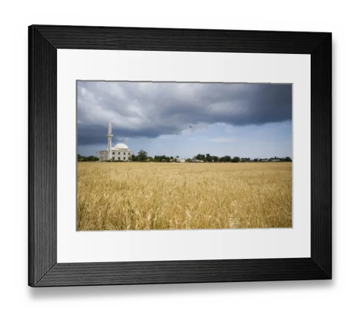 Framed Print : Cyprus, Karpas peninsula, mosque outside Boltashli village Framed Print : Cyprus, Karpas peninsula, mosque outside Boltashli village