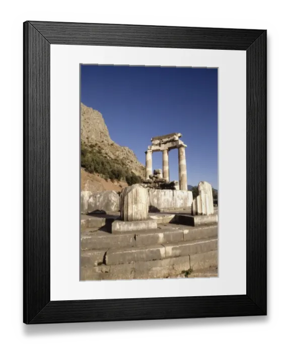 Framed Print : Quiet place of refuse at the Temple of Apollo 4th Century in Delphi Greece Framed Print : Quiet place of refuse at the Temple of Apollo 4th Century in Delphi Greece