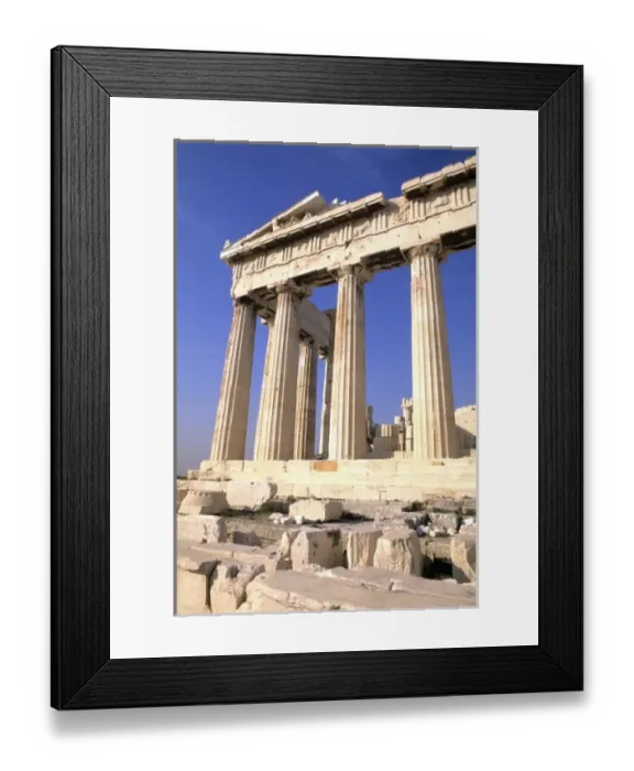 Framed Print : Ancient Greece Parthenon on Acropolis in Athens Greece Framed Print : Ancient Greece Parthenon on Acropolis in Athens Greece