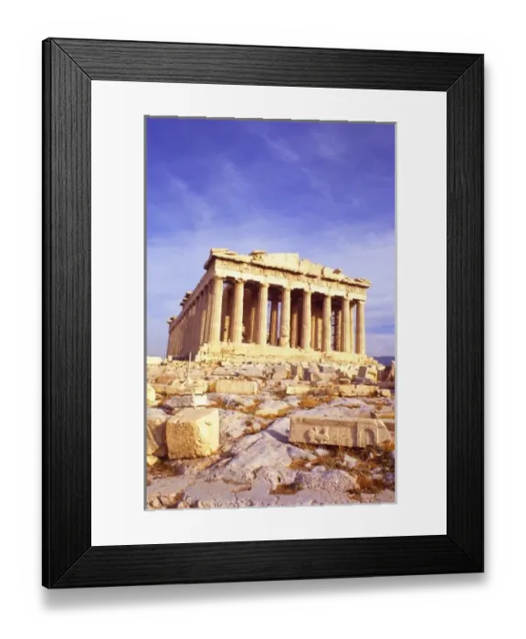 Framed Print : Ancient Greece Parthenon on Acropolis in Athens Greece Framed Print : Ancient Greece Parthenon on Acropolis in Athens Greece