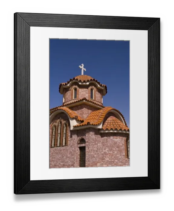 Framed Print : Greek Orthodox church in the town of Thiva in Greece Framed Print : Greek Orthodox church in the town of Thiva in Greece