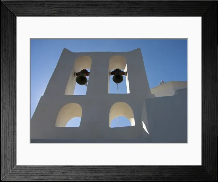 Framed Print : Greece, Sifnos. Bell tower of a Greek Orthodox church Framed Print : Greece, Sifnos. Bell tower of a Greek Orthodox church