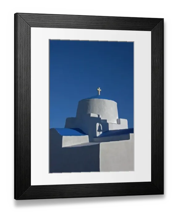 Framed Print : Greece, Serifos. Late afternoon sun creates shadows on a traditional Greek Orthodox church Framed Print : Greece, Serifos. Late afternoon sun creates shadows on a traditional Greek Orthodox church