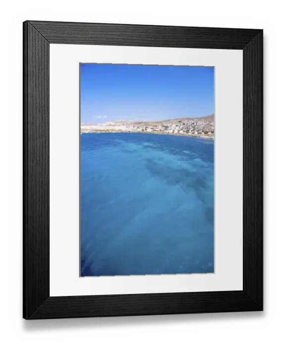 Framed Print : Greece, Aegean Sea, Delos. Blue waters of the Aegan from the Sacred Harbor of Delos Framed Print : Greece, Aegean Sea, Delos. Blue waters of the Aegan from the Sacred Harbor of Delos