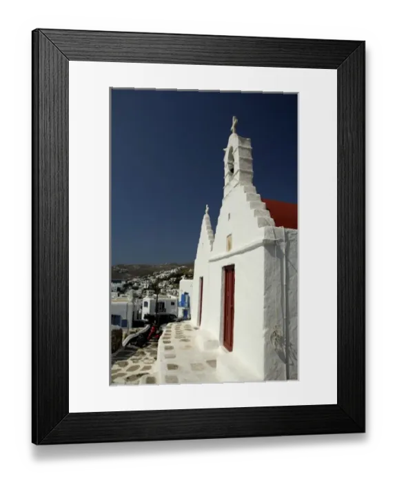 Framed Print : Europe, Greece, Mykonos Framed Print : Europe, Greece, Mykonos