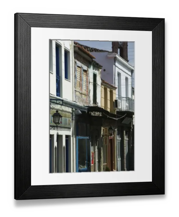 Framed Print : GREECE, Northeastern Aegean Islands, LESVOS (Mytilini), Mytilini Town: Buildings Framed Print : GREECE, Northeastern Aegean Islands, LESVOS (Mytilini), Mytilini Town: Buildings