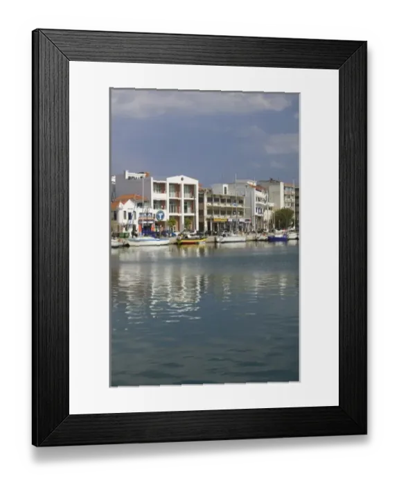 Framed Print : GREECE, Northeastern Aegean Islands, LESVOS (Mytilini), Mytilini Town: Waterfront Framed Print : GREECE, Northeastern Aegean Islands, LESVOS (Mytilini), Mytilini Town: Waterfront