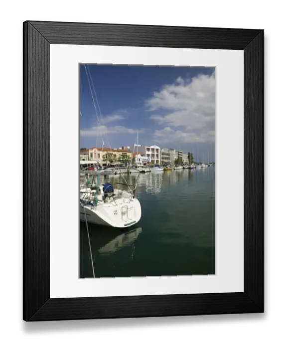 Framed Print : GREECE, Northeastern Aegean Islands, LESVOS (Mytilini), Mytilini Town: Waterfront
