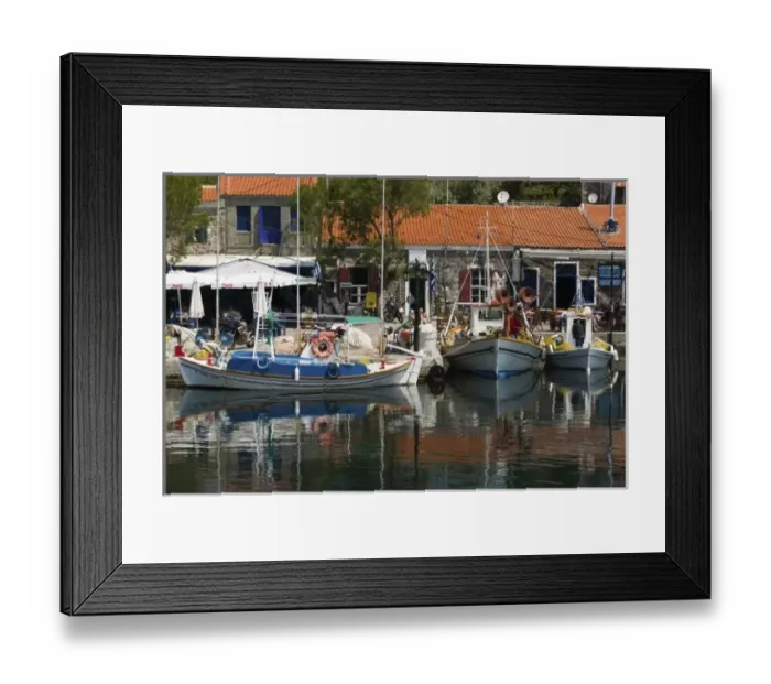 Framed Print : GREECE, Northeastern Aegean Islands, LESVOS (Mytilini), Mithymna (Molyvos): Fishing Framed Print : GREECE, Northeastern Aegean Islands, LESVOS (Mytilini), Mithymna (Molyvos): Fishing