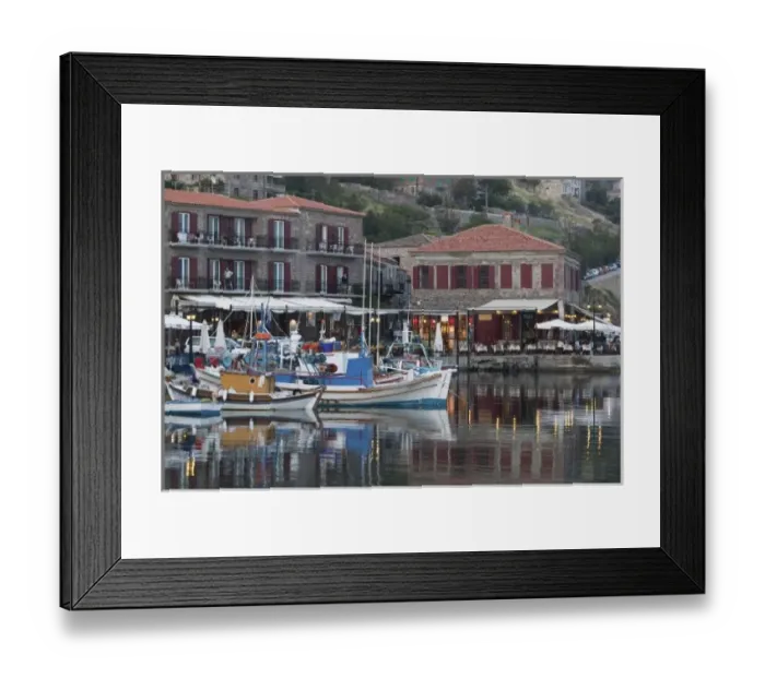 Framed Print : GREECE, Northeastern Aegean Islands, LESVOS (Mytilini), Mithymna (Molyvos): Fishing Framed Print : GREECE, Northeastern Aegean Islands, LESVOS (Mytilini), Mithymna (Molyvos): Fishing