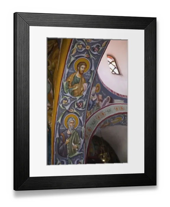 Framed Print : GREECE, Northeastern Aegean Islands, LESVOS (Mytilini), Sigri: Westernmost port on Lesvos