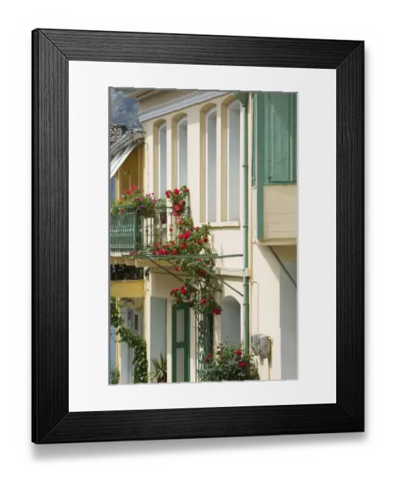 Framed Print : GREECE, Northeastern Aegean Islands, LESVOS (Mytilini), Agiasos: Street Detail of Framed Print : GREECE, Northeastern Aegean Islands, LESVOS (Mytilini), Agiasos: Street Detail of