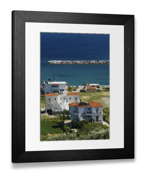 Framed Print : GREECE-Northeastern Aegean Islands-SAMOS-Ormos Marathokambou