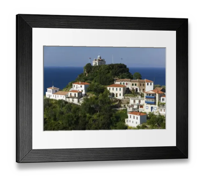 Framed Print : GREECE, Northeastern Aegean Islands, SAMOS, Karlovasi: View of Agia Triada Church Framed Print : GREECE, Northeastern Aegean Islands, SAMOS, Karlovasi: View of Agia Triada Church