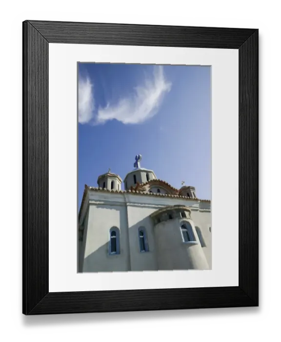 Framed Print : GREECE, Northeastern Aegean Islands, SAMOS, Karlovasi: View of Agia Triada Church Framed Print : GREECE, Northeastern Aegean Islands, SAMOS, Karlovasi: View of Agia Triada Church