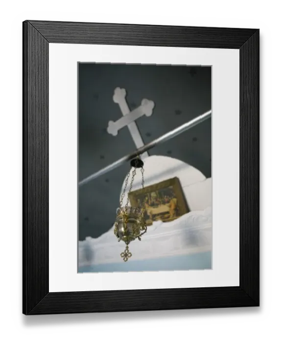 Framed Print : GREECE, Northeastern Aegean Islands, SAMOS, Vathy (Samos Town): Interior of Hillside Framed Print : GREECE, Northeastern Aegean Islands, SAMOS, Vathy (Samos Town): Interior of Hillside