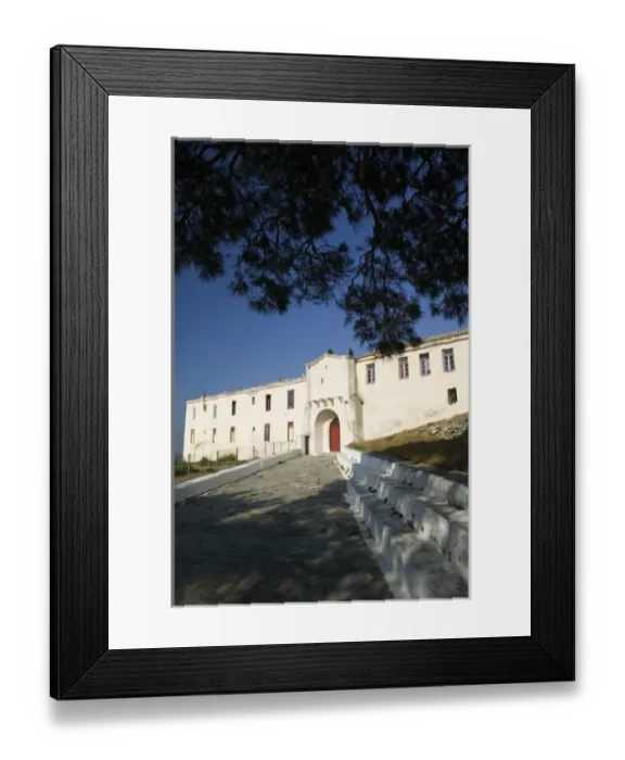 Framed Print : GREECE, Northeastern Aegean Islands, SAMOS, Cape Praso: Zoodohos Pigi (Source of Life) Monastery (b Framed Print : GREECE, Northeastern Aegean Islands, SAMOS, Cape Praso: Zoodohos Pigi (Source of Life) Monastery (b