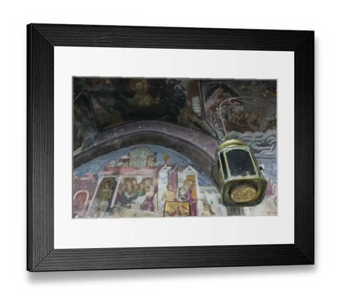 Framed Print : GREECE, Dodecanese Islands, PATMOS, Hora: Monastery of St. John the Theologian (12th Framed Print : GREECE, Dodecanese Islands, PATMOS, Hora: Monastery of St. John the Theologian (12th