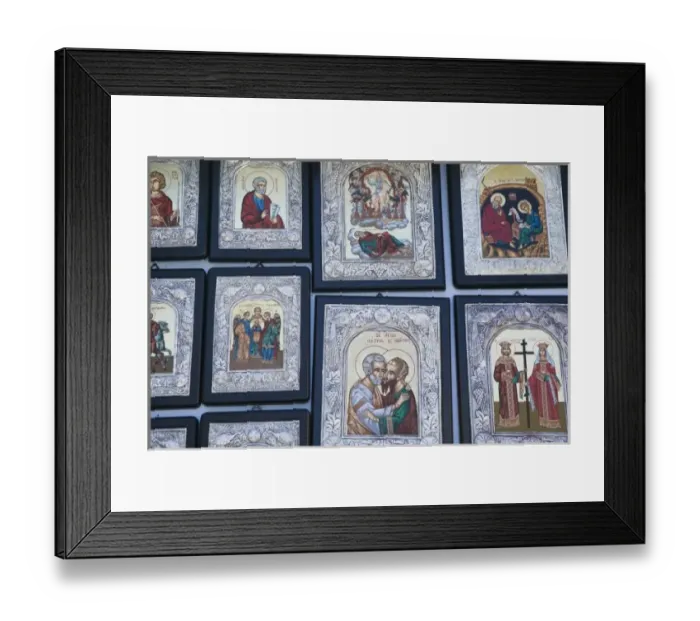 Framed Print : GREECE, Dodecanese Islands, PATMOS, Hora: Monastery of St. John the Theologian (12th Framed Print : GREECE, Dodecanese Islands, PATMOS, Hora: Monastery of St. John the Theologian (12th