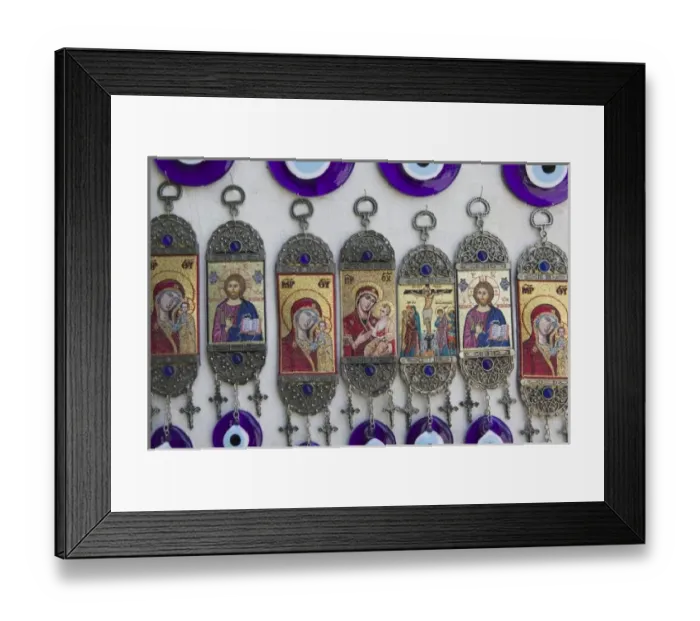 Framed Print : GREECE, Dodecanese Islands, PATMOS, Hora: Monastery of St. John the Theologian (12th Framed Print : GREECE, Dodecanese Islands, PATMOS, Hora: Monastery of St. John the Theologian (12th