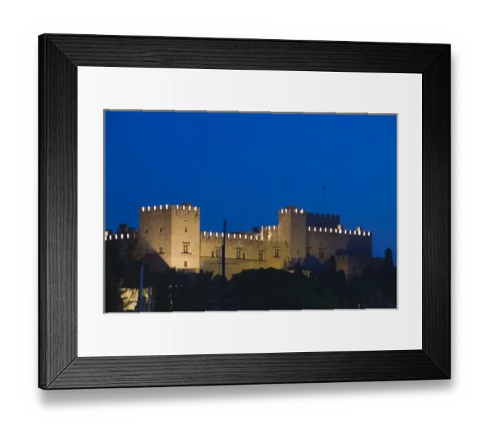 Framed Print : GREECE, Dodecanese Islands, RHODES, Rhodes Town: Palace of the Grand Masters (14th Framed Print : GREECE, Dodecanese Islands, RHODES, Rhodes Town: Palace of the Grand Masters (14th