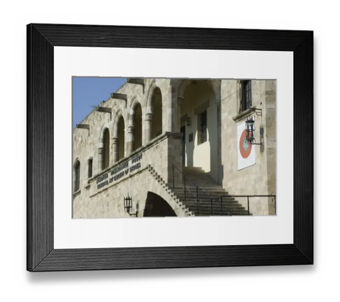 Framed Print : GREECE, Dodecanese Islands, RHODES, Rhodes Town: Rhodes Old Town, Municipal Art Gallery Framed Print : GREECE, Dodecanese Islands, RHODES, Rhodes Town: Rhodes Old Town, Municipal Art Gallery