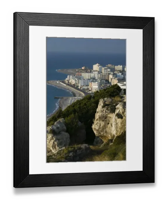 Framed Print : GREECE, Dodecanese Islands, RHODES, Rhodes Town: Rhodes New Town Hotel Quarter Framed Print : GREECE, Dodecanese Islands, RHODES, Rhodes Town: Rhodes New Town Hotel Quarter