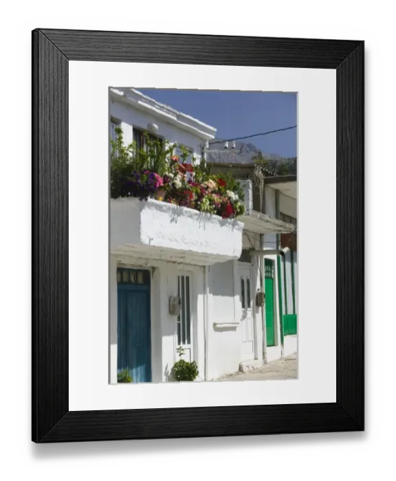 Framed Print : GREECE, CRETE, Lasithi Province, Agios Giorgios: Lasithi Plateau / Village Buildings Framed Print : GREECE, CRETE, Lasithi Province, Agios Giorgios: Lasithi Plateau / Village Buildings