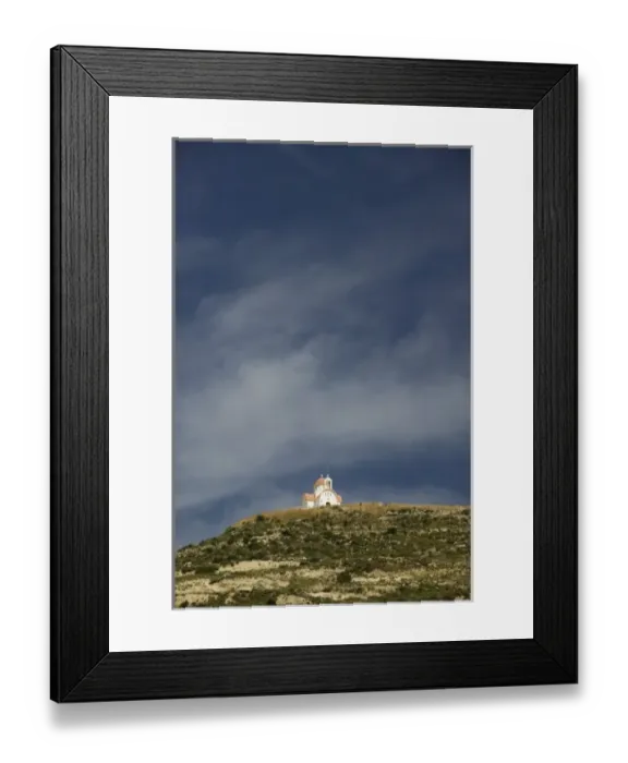 Framed Print : GREECE, CRETE, Lasithi Province, Sikia: Hilltop Church / Central Lasithi Province Framed Print : GREECE, CRETE, Lasithi Province, Sikia: Hilltop Church / Central Lasithi Province