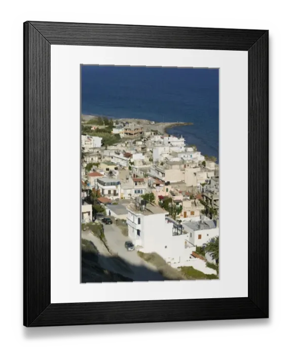 Framed Print : GREECE-CRETE-Lasithi Province-Myrtos Framed Print : GREECE-CRETE-Lasithi Province-Myrtos