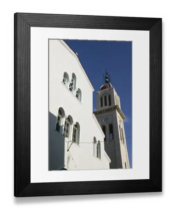 Framed Print : GREECE-CRETE-Rethymno Province-Rethymno: Old Quarter- Town Cathedral Framed Print : GREECE-CRETE-Rethymno Province-Rethymno: Old Quarter- Town Cathedral
