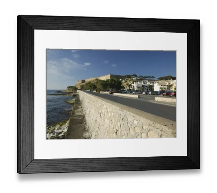 Framed Print : GREECE, CRETE, Rethymno Province, Rethymno: 16th century Fortress / Late Afternoon Framed Print : GREECE, CRETE, Rethymno Province, Rethymno: 16th century Fortress / Late Afternoon