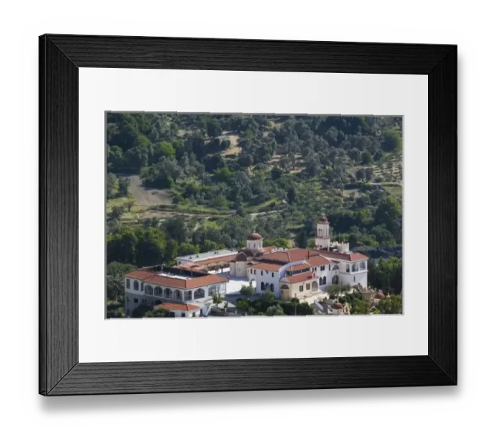 Framed Print : GREECE, CRETE, Rethymno Province, Spili: Town Church Framed Print : GREECE, CRETE, Rethymno Province, Spili: Town Church