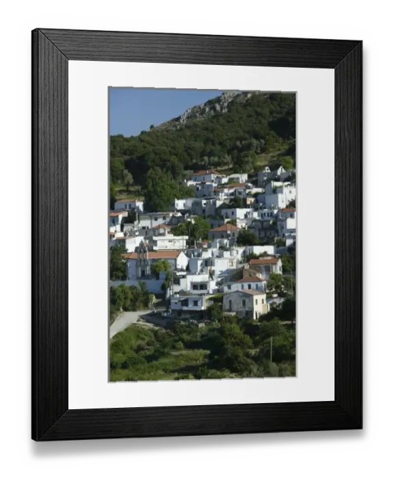 Framed Print : GREECE, CRETE, Rethymno Province, Agi Fotini: Village View Framed Print : GREECE, CRETE, Rethymno Province, Agi Fotini: Village View
