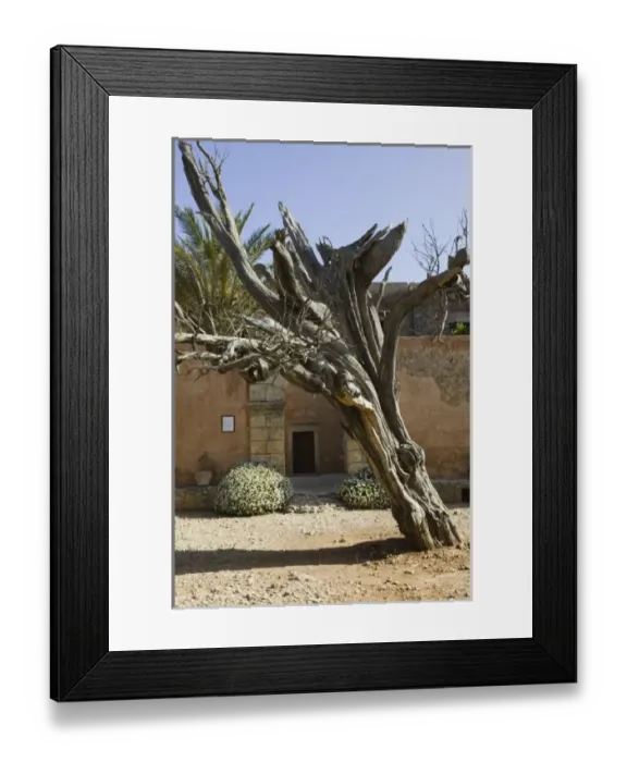 Framed Print : GREECE, CRETE, Rethymno Province, Moni Arkadiou: 16th century Venetian, built Monastery Framed Print : GREECE, CRETE, Rethymno Province, Moni Arkadiou: 16th century Venetian, built Monastery
