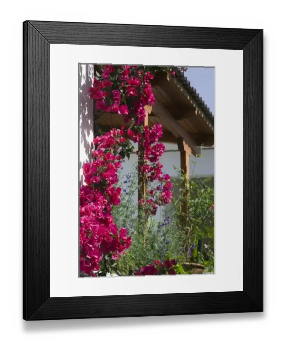 Framed Print : GREECE, CRETE, Rethymno Province, Margarites: Pottery Town, House Detail