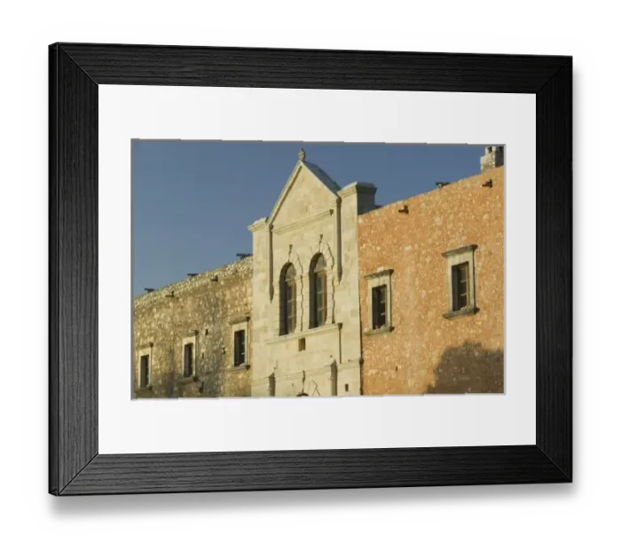 Framed Print : GREECE, CRETE, Rethymno Province, Moni Arkadiou: 16th century Venetian, built Monastery Framed Print : GREECE, CRETE, Rethymno Province, Moni Arkadiou: 16th century Venetian, built Monastery